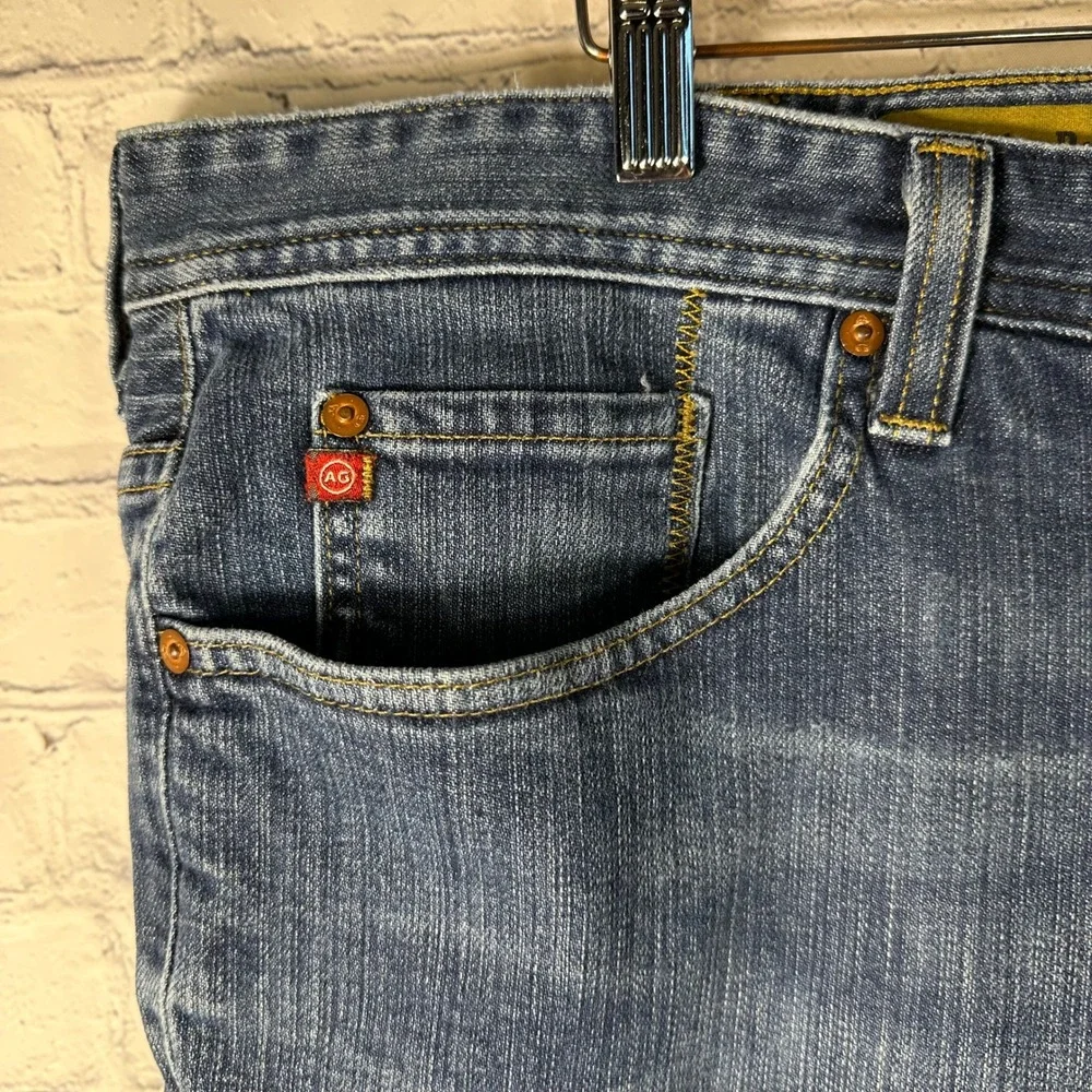 AG Adriano Goldschmied The Brave  Straight Leg Jeans Blue Mens Made in USA‎